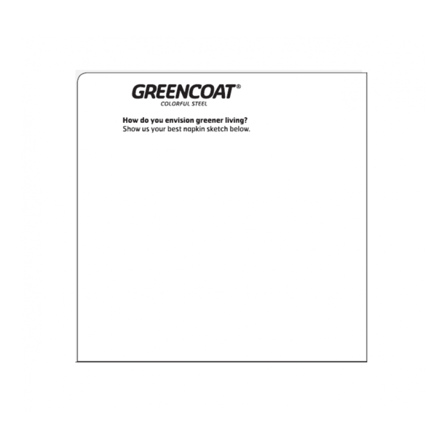 Napkins For Sketch Competition Greencoat 125 Pcs Pack