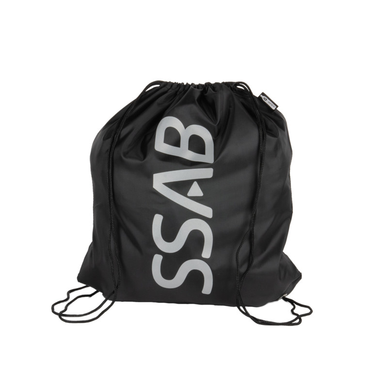 Gym bag rPET Black SSAB
