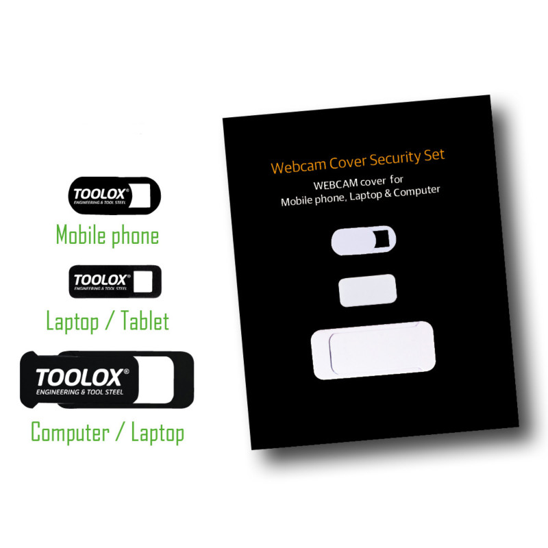 Webcam Cover set Toolox® 5pcs/pack