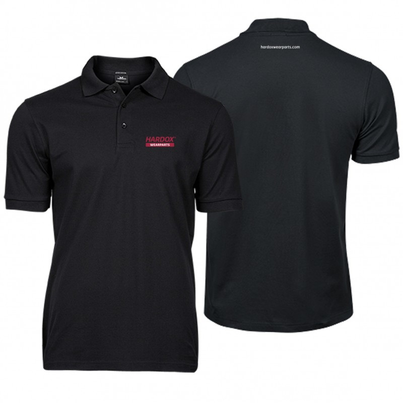 Polo shirt black Hardox® Wearparts