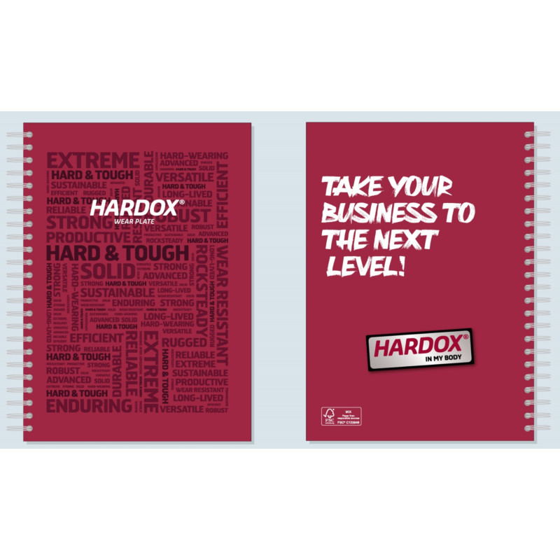 A5 Notebook Hardox Wear Plate/Hardox In My Body, 10pcs/pack