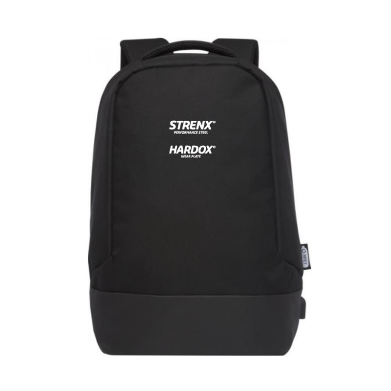 Backpack anti-theft in RPET Strenx®/Hardox® 