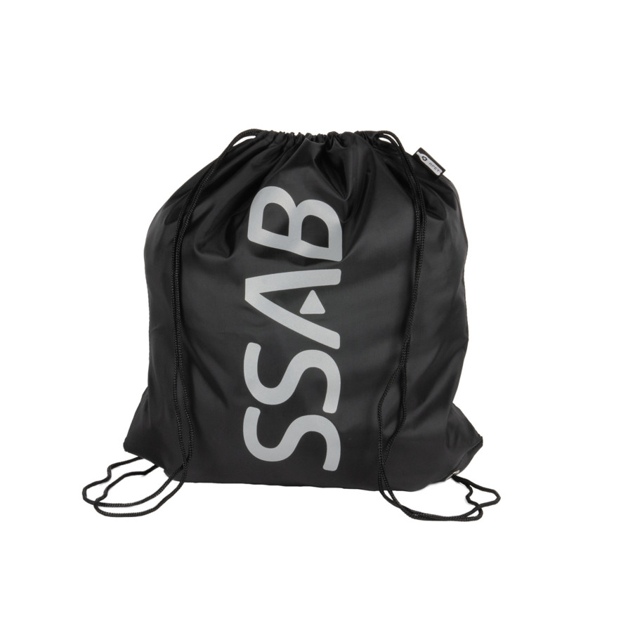 Gym bag rPET Black SSABproduct image #1