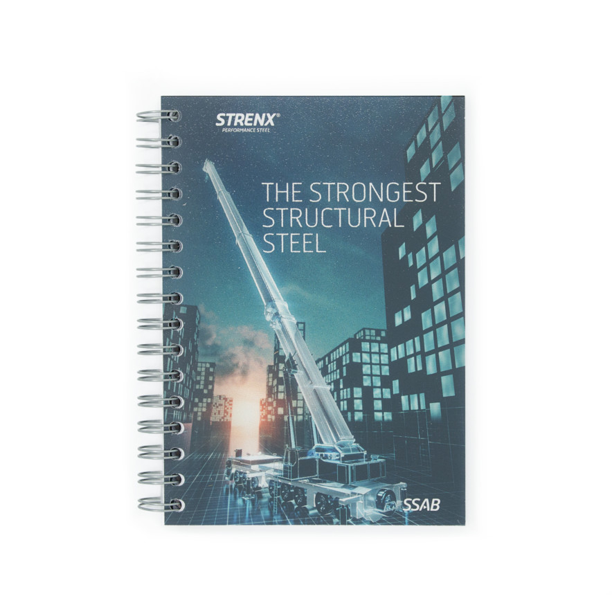A5 Notebook Strenx®  / Hardox®  SSAB 10pcs/packproduct image #2