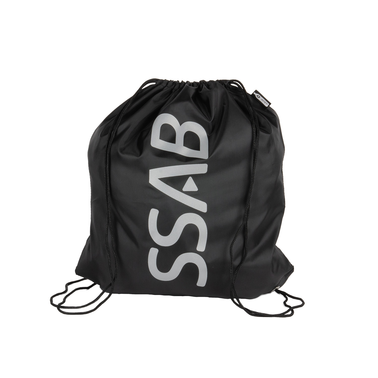 Gym bag rPET Black reflective SSABproduct zoom image #1